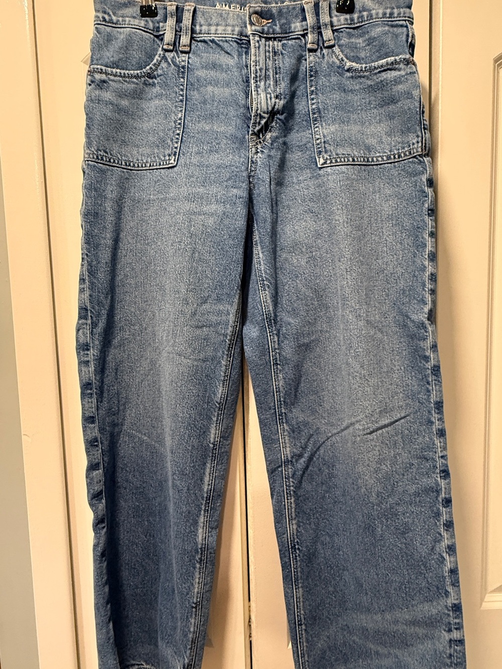 American Eagle Outfitters Straight Leg Light Blue Jeans